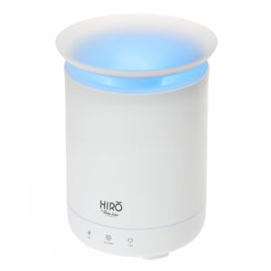 Difusor ultrasónico de aromas Brumizador Hiro de Boles d’olor con luz LED – disponible en Templo Ikigai Benalmádena