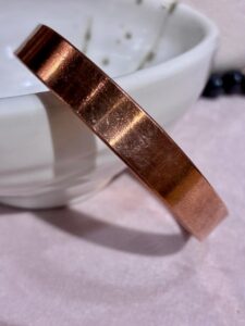 pulsera de cobre autentica hecha en nepal